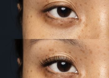 before-after-eyelashes-extensions-front-view